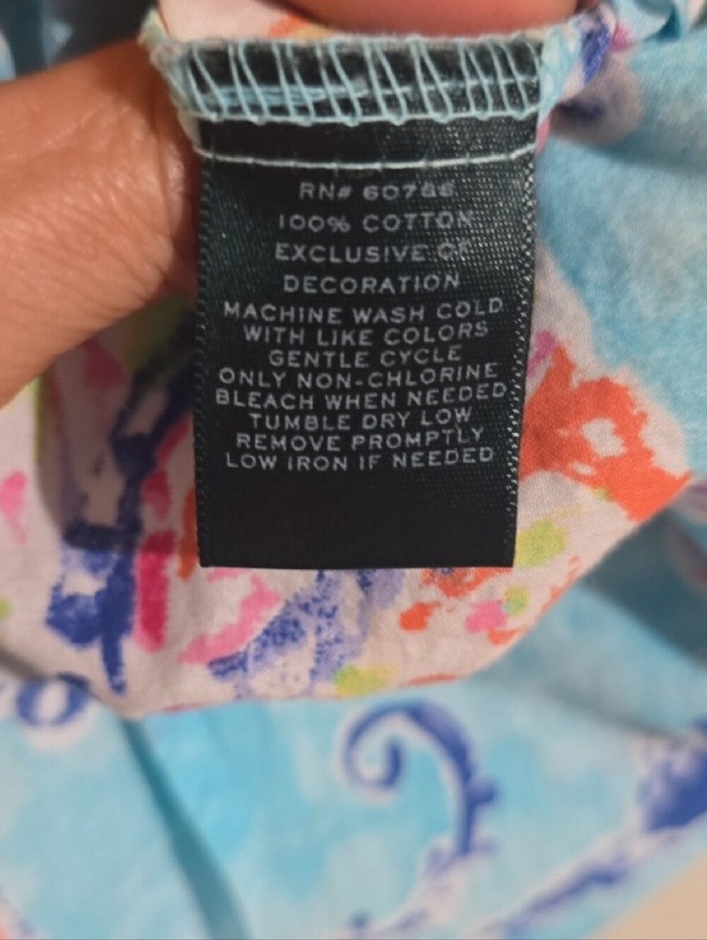 #31. Lauren Ralph Sleeveless Cotton Button-front Sleepshirt. - Picture 5 of 6